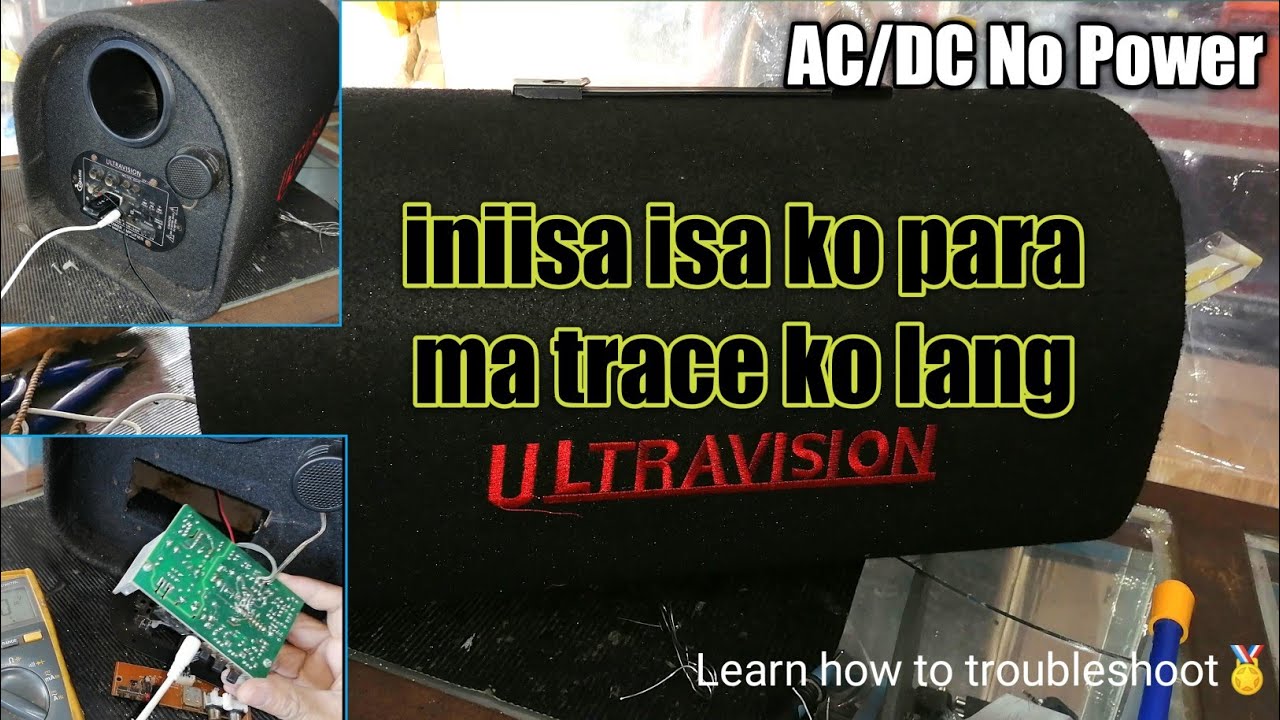Troubleshooting Amplifier BoomBox | No Power | DIY Matutong Mag Ayus