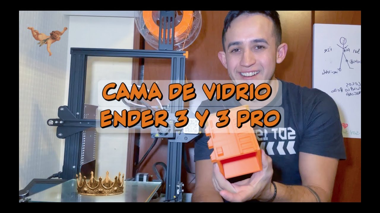 🔥Cama de Vidrio Ender 3 y 3 Pro - 2021✅ - Mejorar Calidad de Impresión PLA