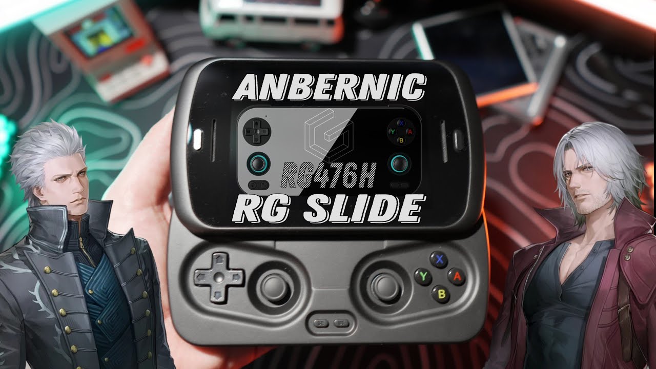 Anbernic Rg Slide / Сравнение с Rg476h и Установка Gamma OS