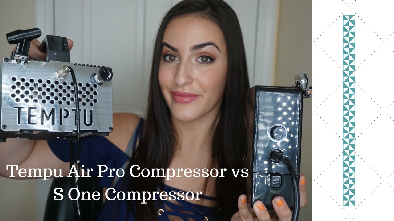 TEMPTU AIR PRO COMPRESSOR VS S ONE COMPRESSOR + REVIEW