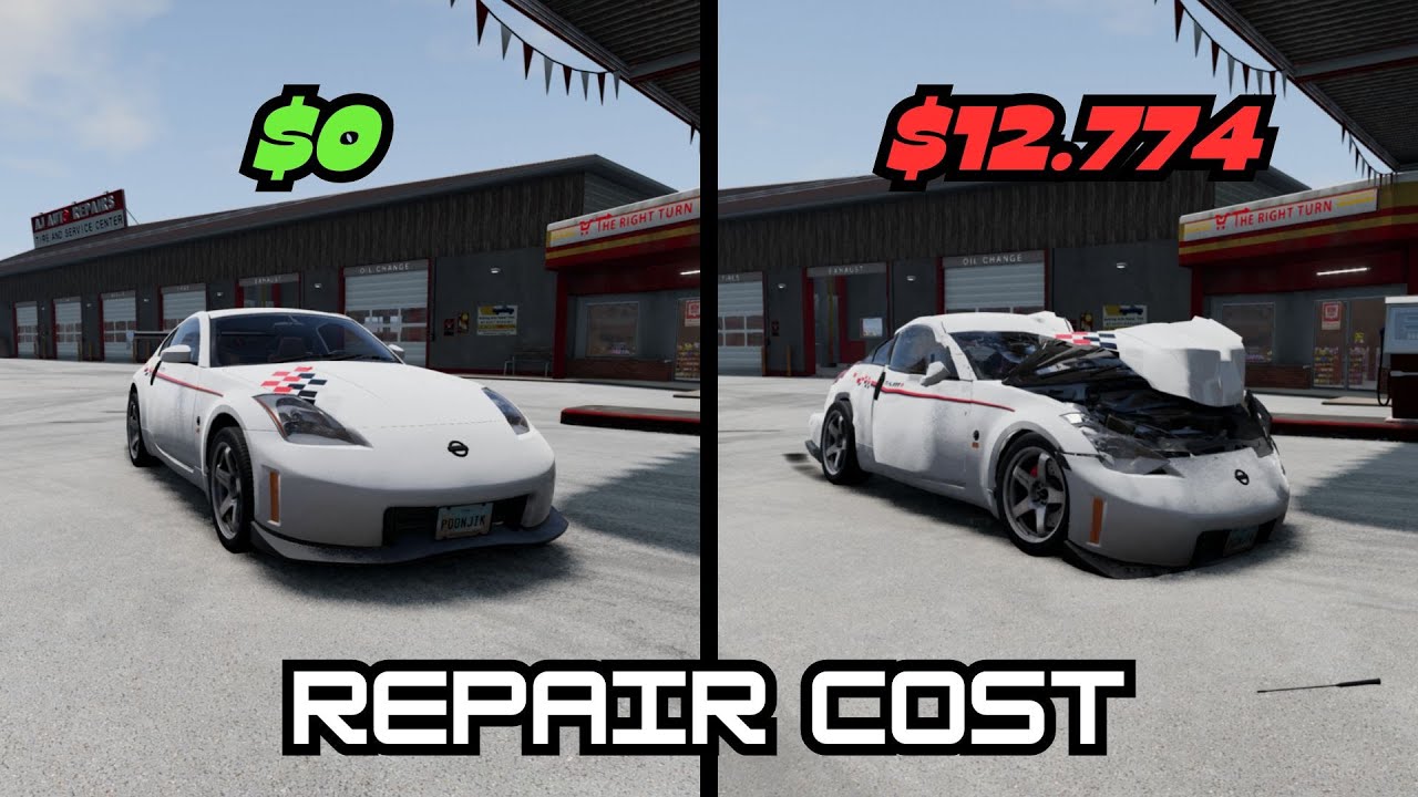 Realistic Repair Cost Crashes [Ep. 2] | BeamNG.Drive
