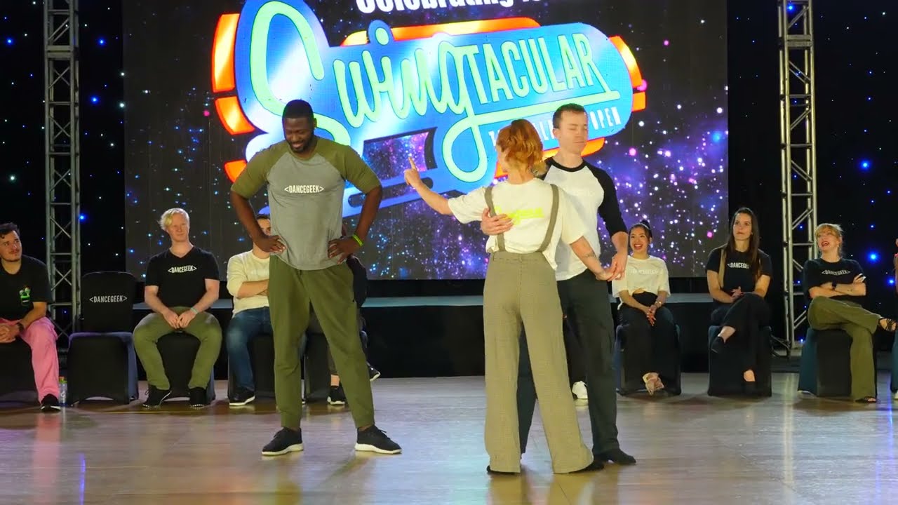 Swingtacular 2024 Invitational Three-For-All Jack & Jill *Show* Alyssa, KP and Austin