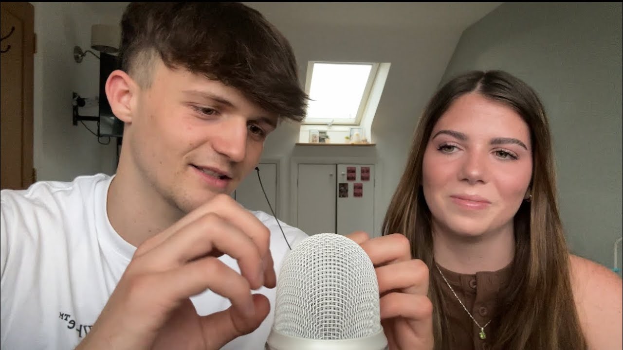 My boyfriend tries ASMR *He’s actually really good*