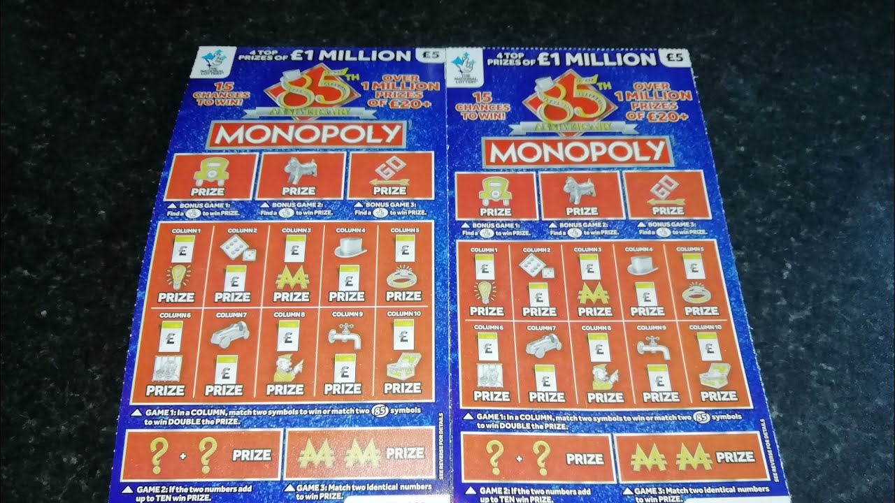 &pound;5 Monopoly Scratch Cards. Lucky or Not?🍀🍀🍀