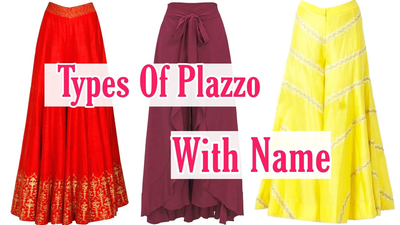 Types of plazo | Types of plazo with name | Latest plazo pant design 2020 | Plazo with name | Plazo