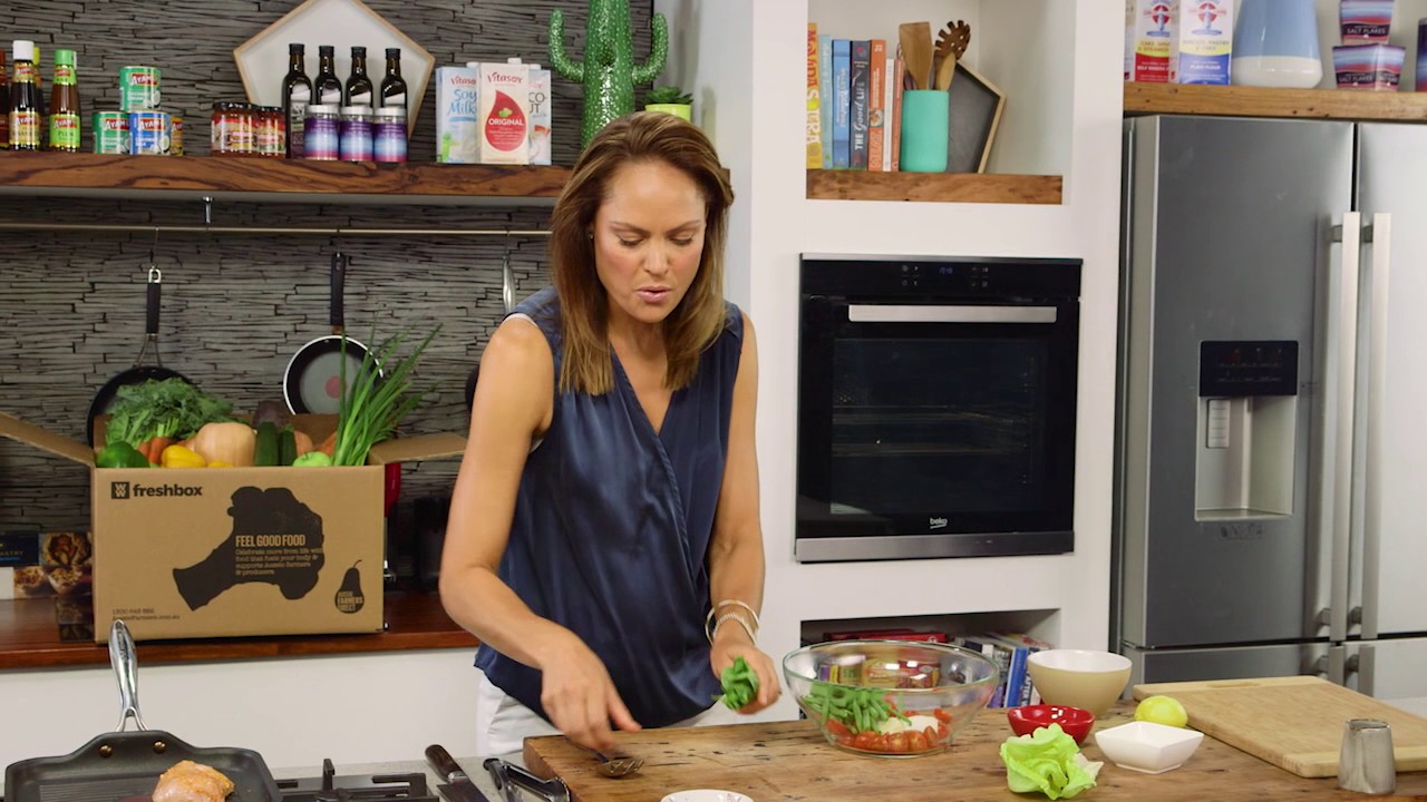Grilled Chicken Potato & Bean salad | Good Chef Bad Chef S9 E58