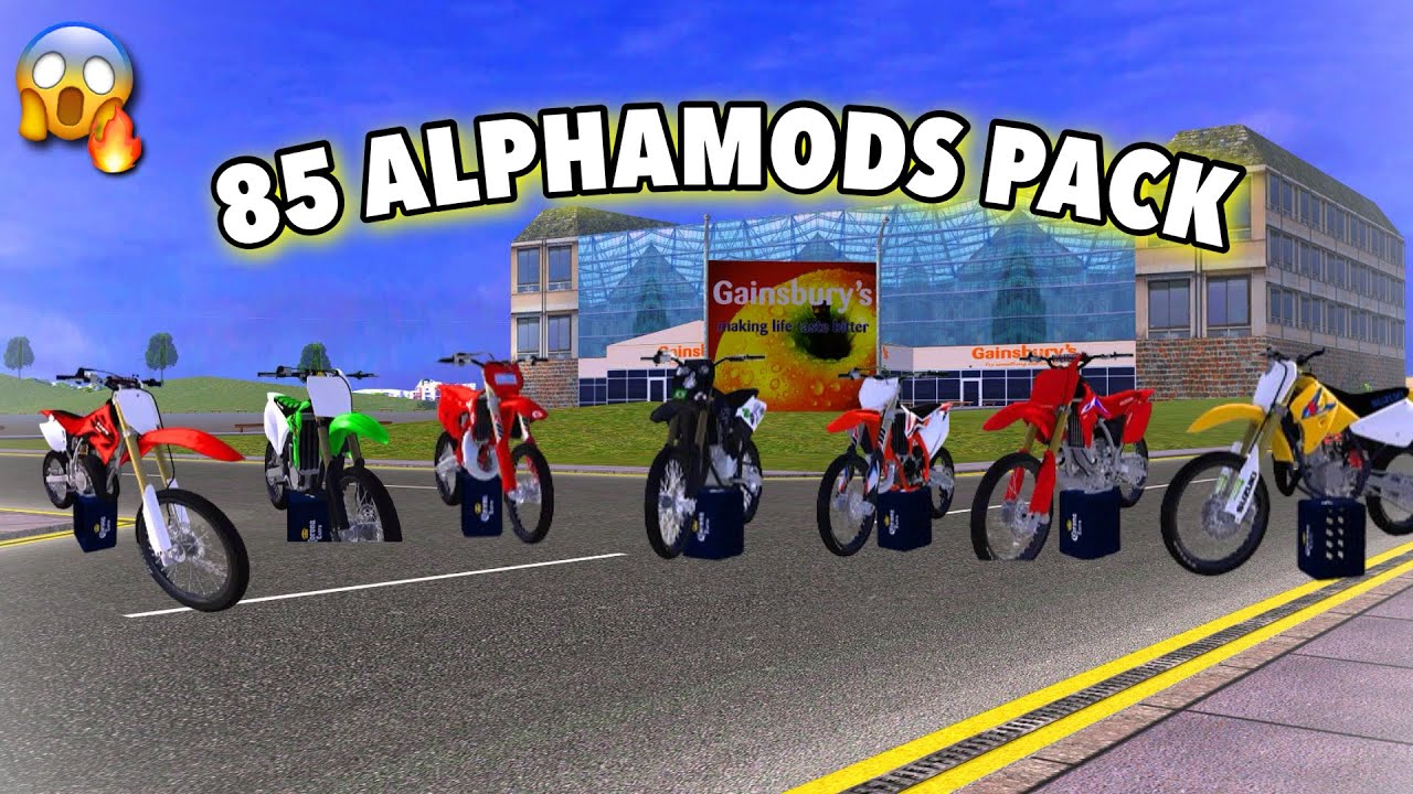 MX BIKES 85 ALPHAMODS COMPLETE PACK + 85cc STREET TYRES DOWLOAD THIS BIKES ARE INSANE!!!!!😱🔥