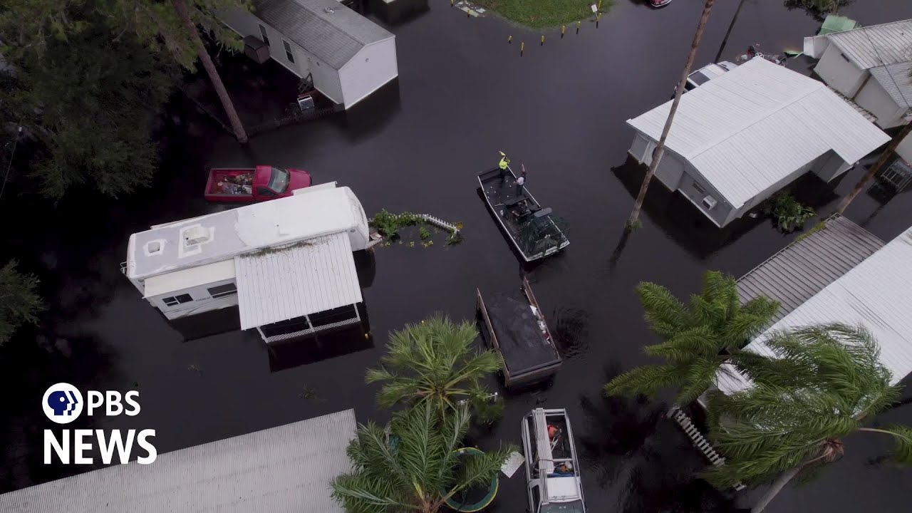 Parts of Florida underwater after Hurricane Milton