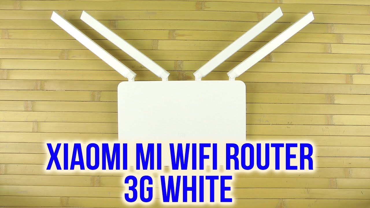 Распаковка Xiaomi Mi WiFi Router 3G White