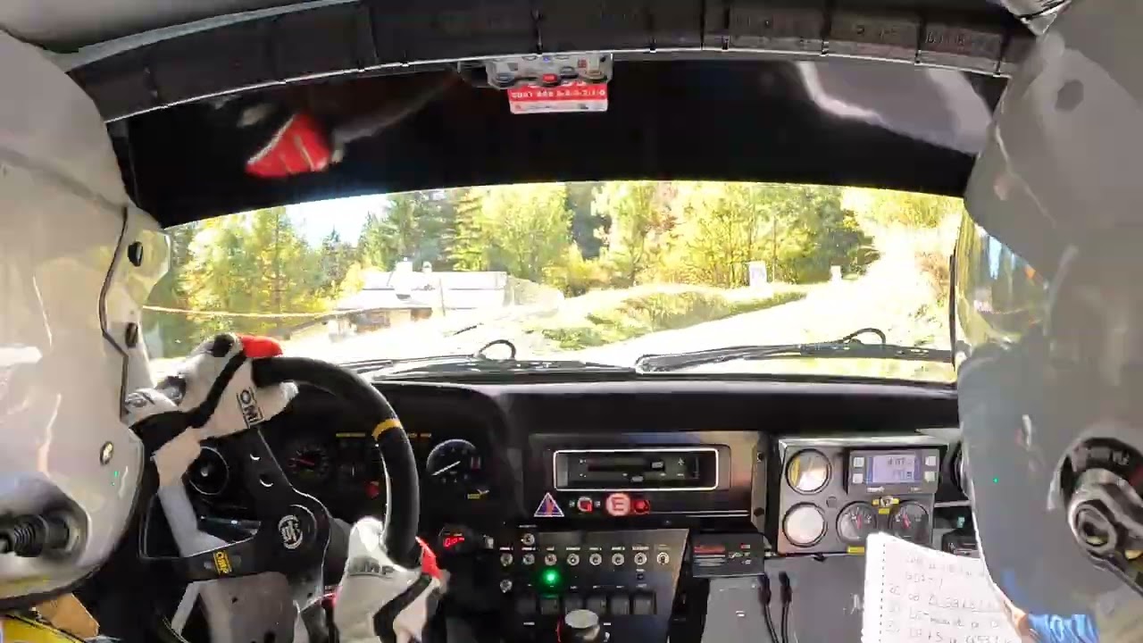 Rallye du Valais 2022 Es10 Anzère Caméra embarquée Blanchard-Von Kaenel (Ford escort gr.4 VHC)