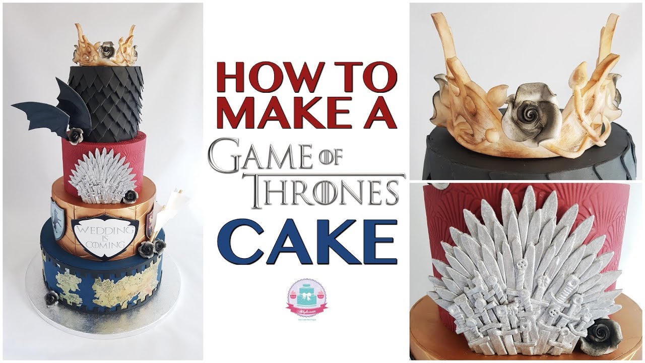 HOW TO MAKE A GAME OF THRONES CAKE | Abbyliciousz The Cake Boutique