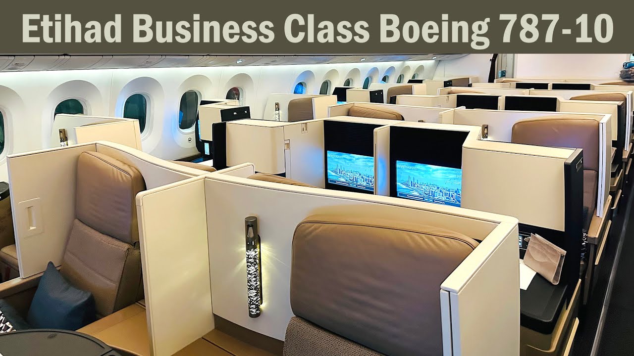 Two flights on Etihad Business Class – B787-10 Bangkok- Abu Dhabi - Frankfurt