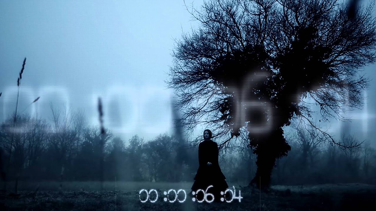 Stock video footage - Haunted Woman in the Misty Forest