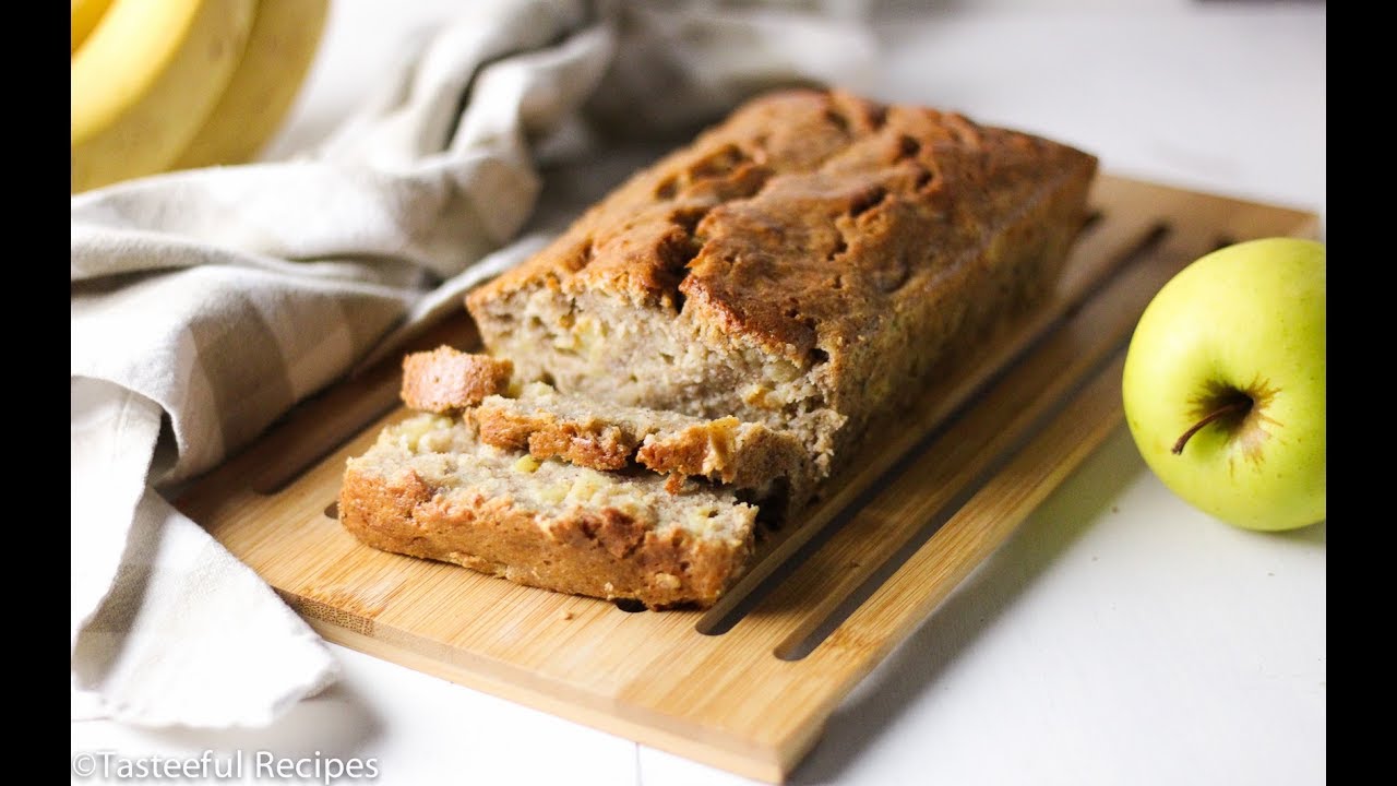 Apple Cinnamon Banana Bread Recipe⎮Tasteeful Recipes