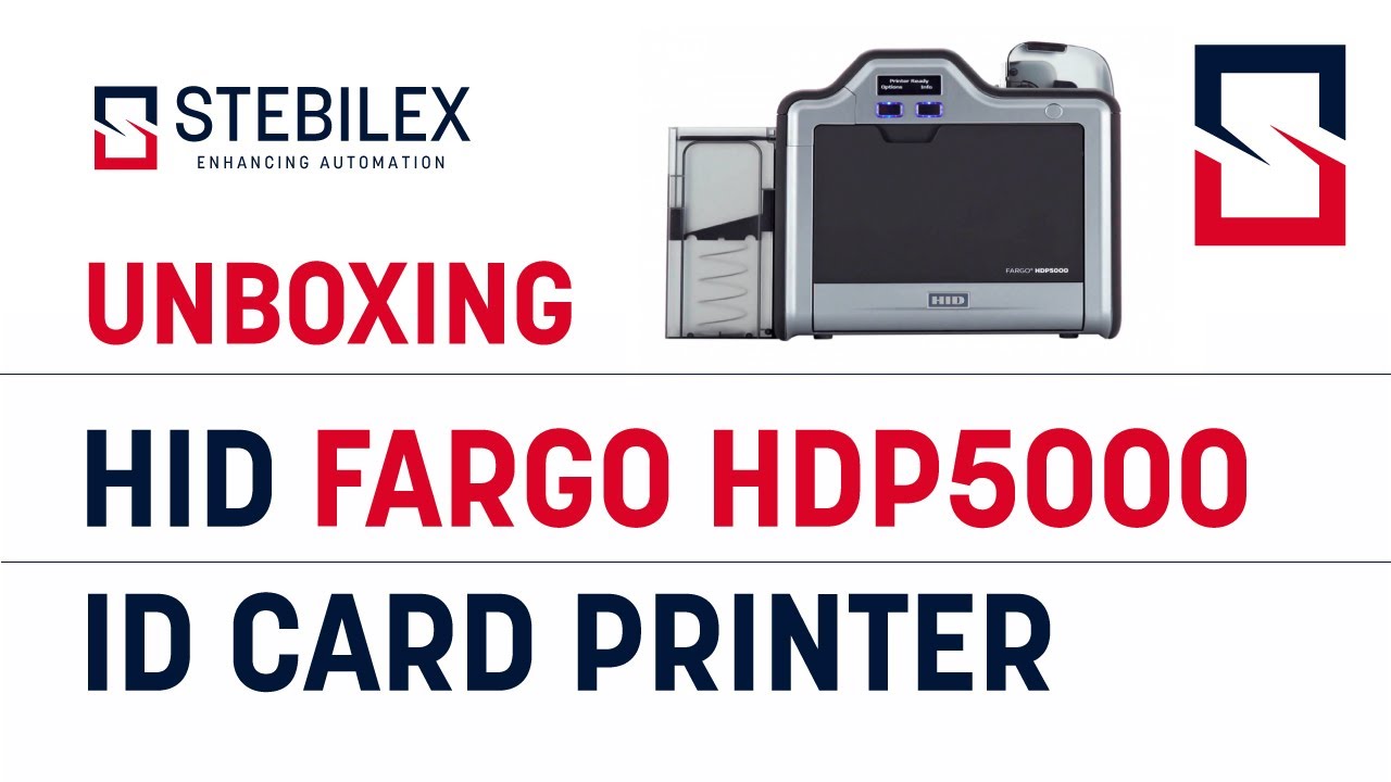 Unboxing HID FARGO HDP5000 ID Card Printer | UAE  |Qatar  | Kuwait  | Bahrain | #stebelix #idcards