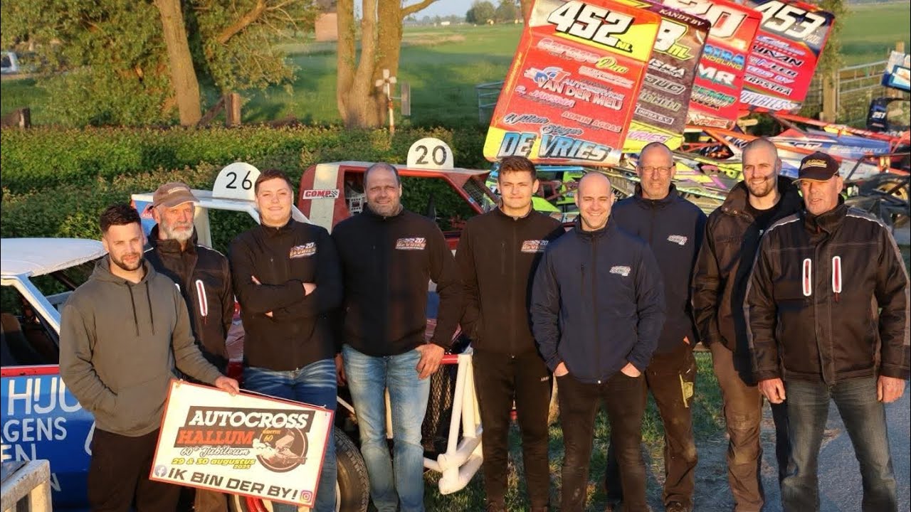 Interview familie De Vries over de autocross Hallum
