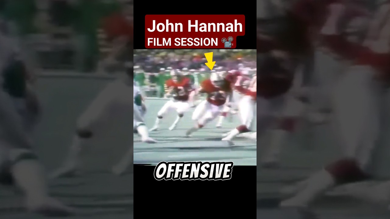 John Hannah FILM SESSION #nflhistory #newenglandpatriots