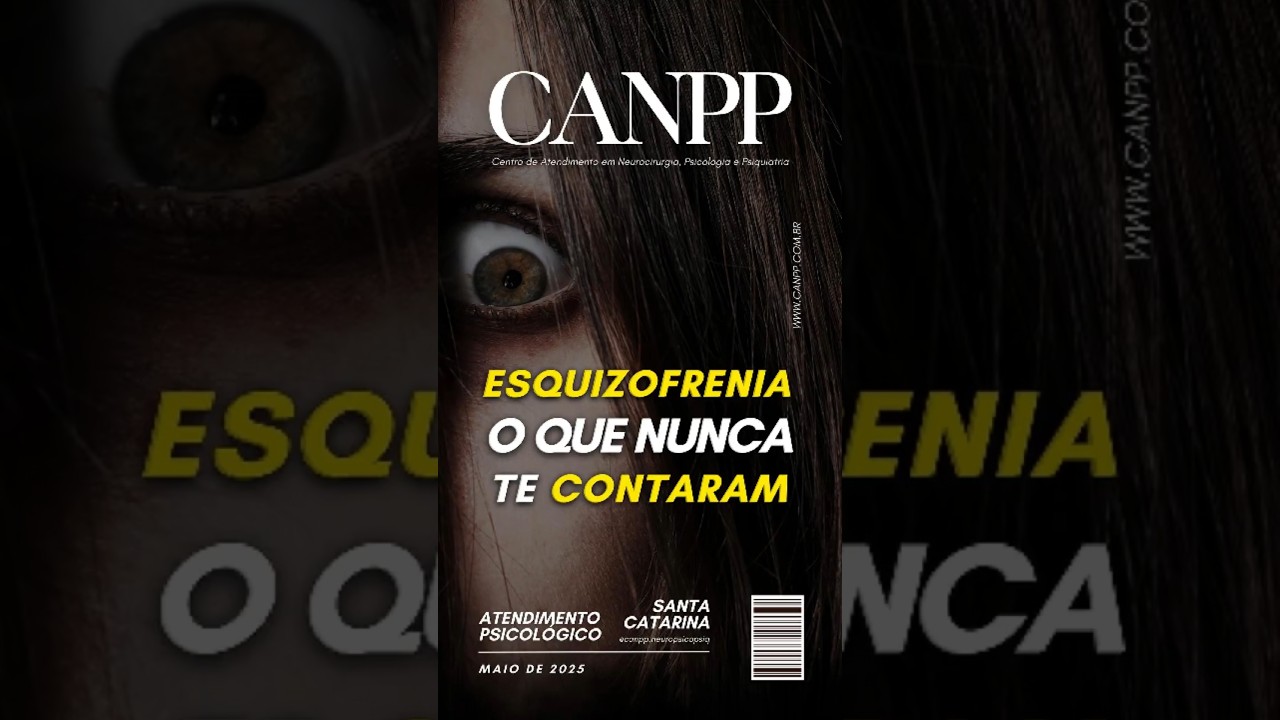 Esquizofrenia: o que nunca te contaram!  #canpp #reflex&atilde;o #sa&uacute;demental  #psiquiatria  #psicologia