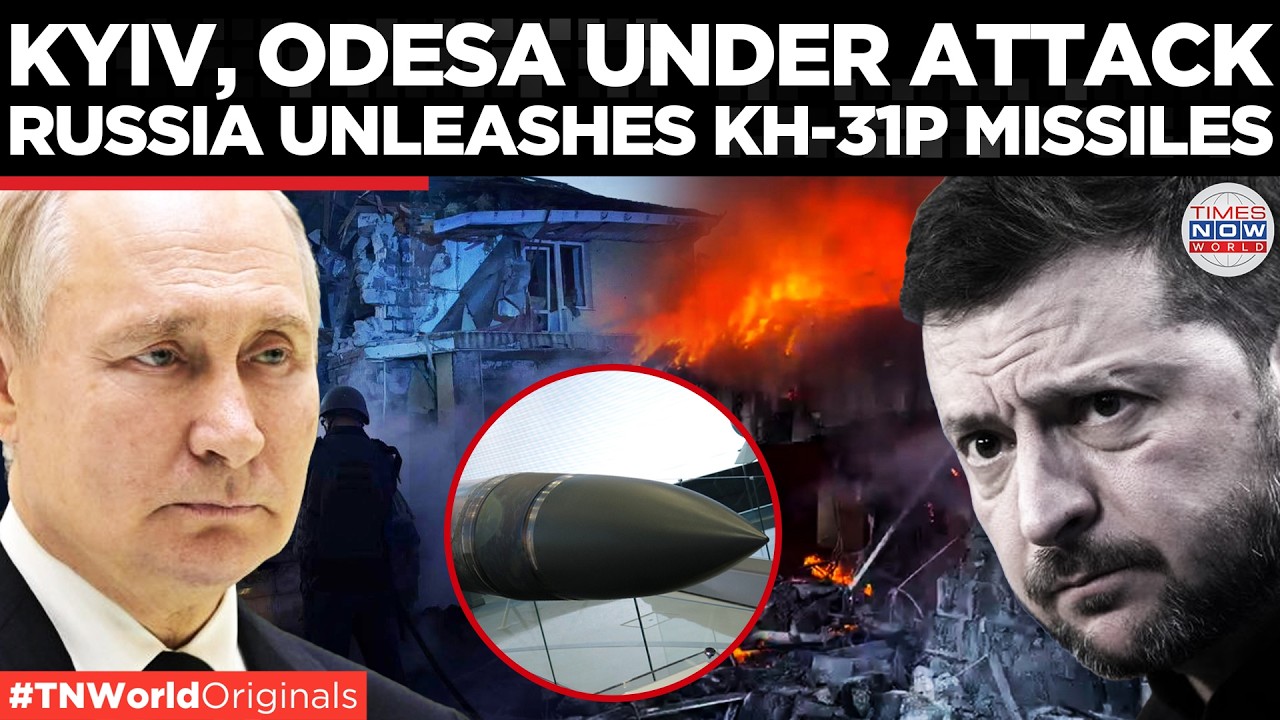 KYIV STRIKE: Russia Unleashes 121-Drone Blitz on Ukraine, Kyiv & Odesa Hit | Times Now World