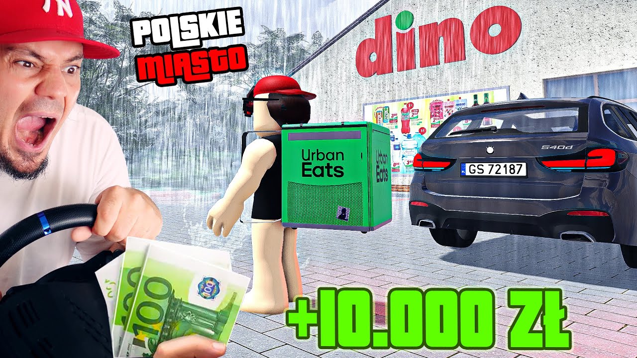 🍕🚗 Zarabiam DUŻO KASY w PYSZNE.PL w sklepie DINO w PCD! | Polish Car Driving
