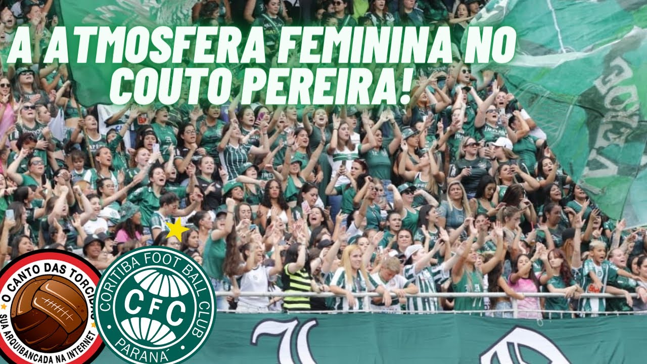 COM APENAS MULHERES E CRIANÇAS, TORCIDA DO CORITIBA DÁ SHOW NO COUTO PEREIRA