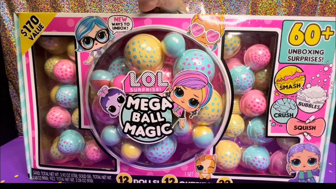 🙋🏼‍♀️ Over 60+ Surprises] L.O.L Surprise MEGA Ball Magic💗💗