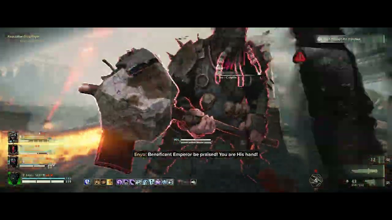 That last sniper shot dodge was pretty wild - Darktide Auric Gameplay