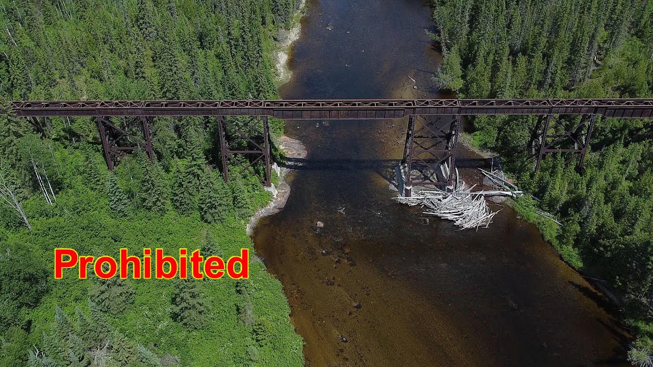 Old Abandoned Rail Bridge You're Prohibited to use Northern Ontario explore