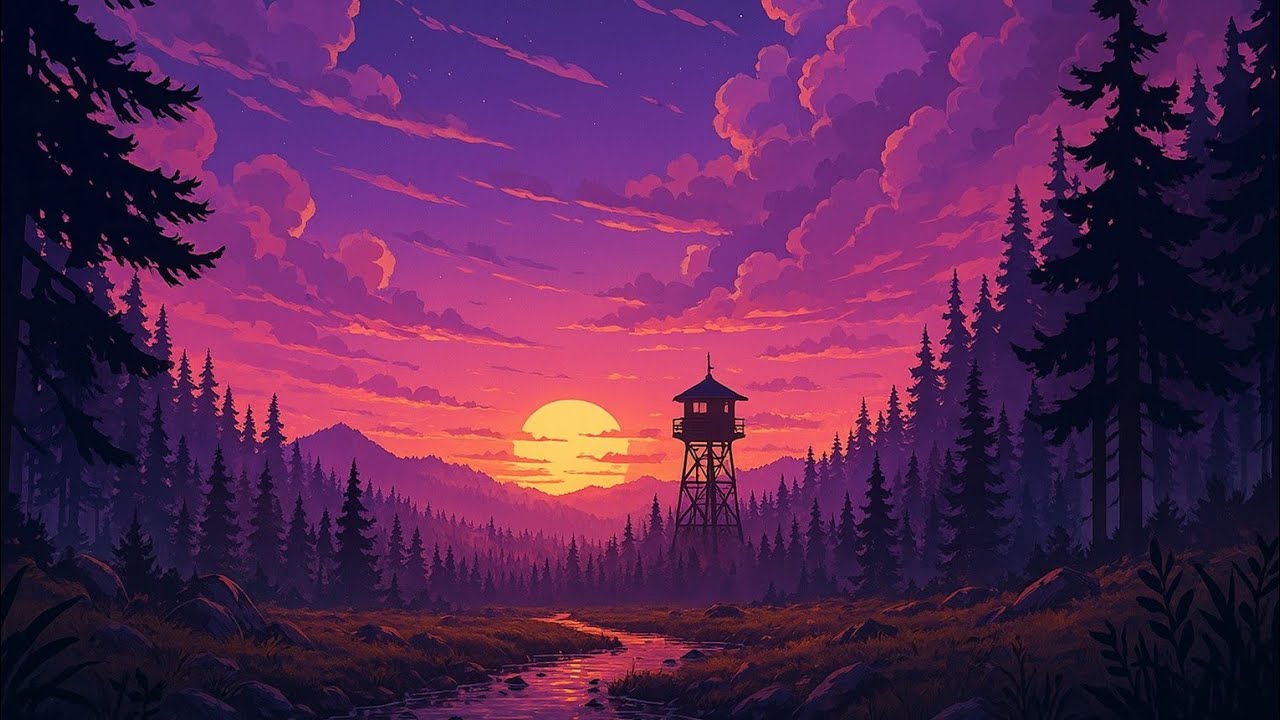 🌙 Calm Sunset Lofi Beats | Relaxing Chillhop Mix for Study & Sleep