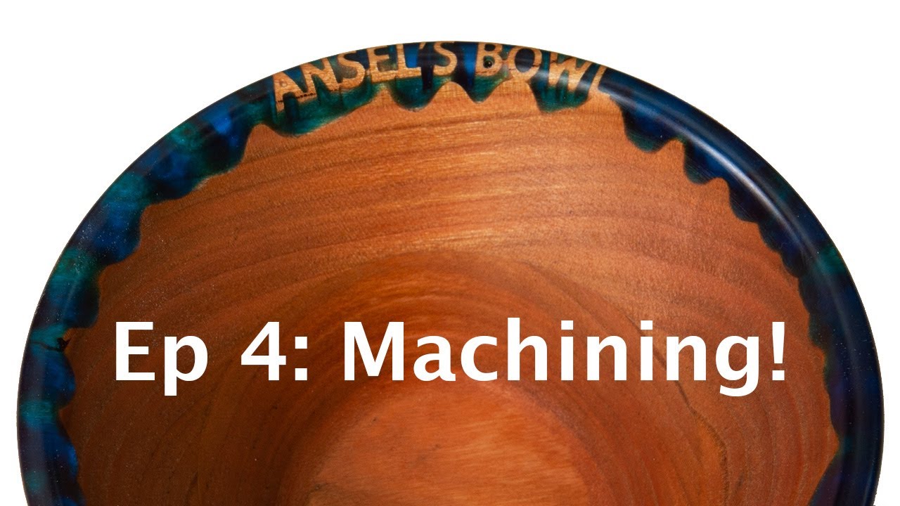 Ep 4: CNC woodworking how to make a wood bowl in the workshop - two sided machining techniques