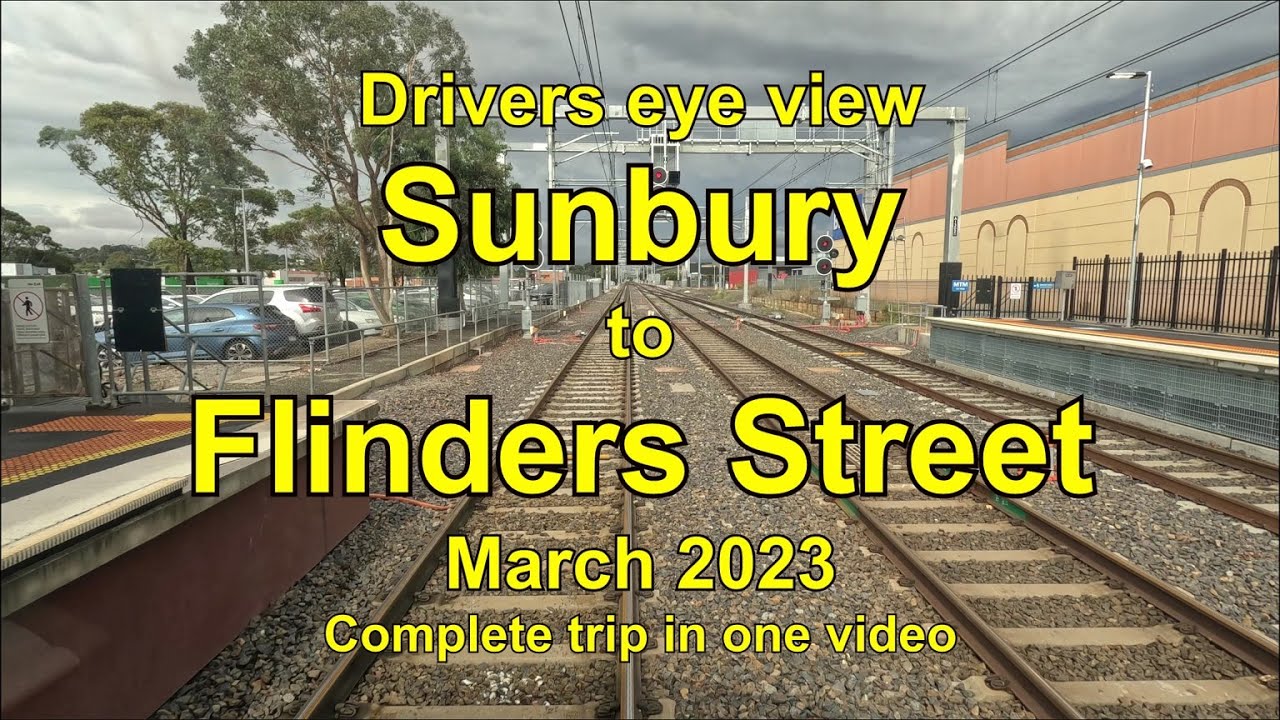 Drivers eye view, Sunbury to Flinders Street