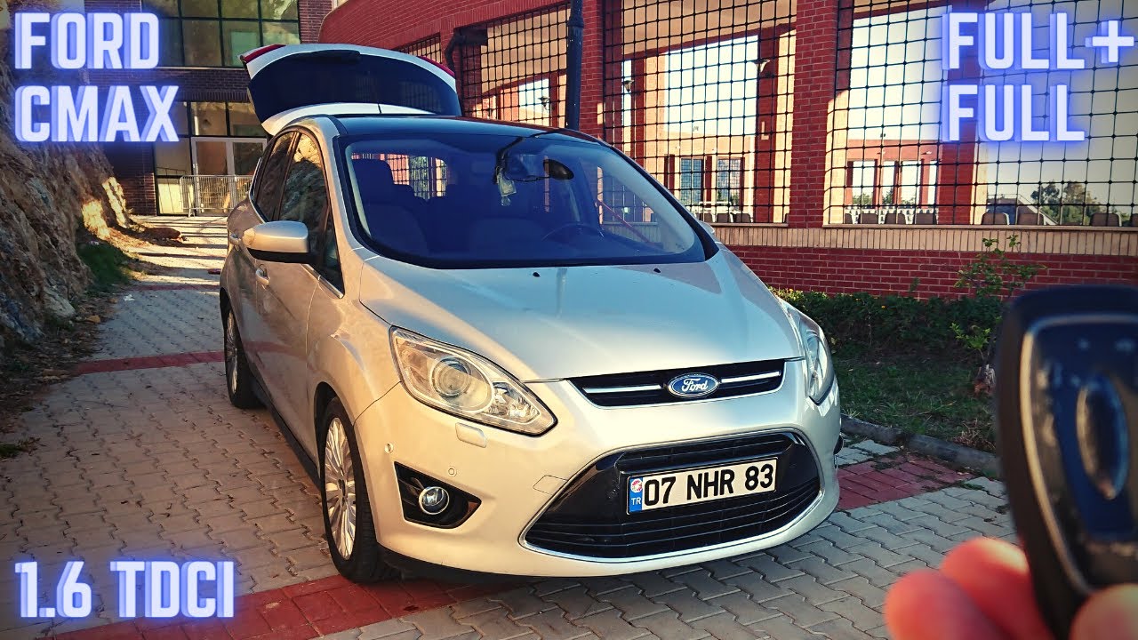 Ford Cmax TitaniumX İnceleme | Aşırı Dolu Aile Arabası 1.6 TDCI | 115BG | İnceleme