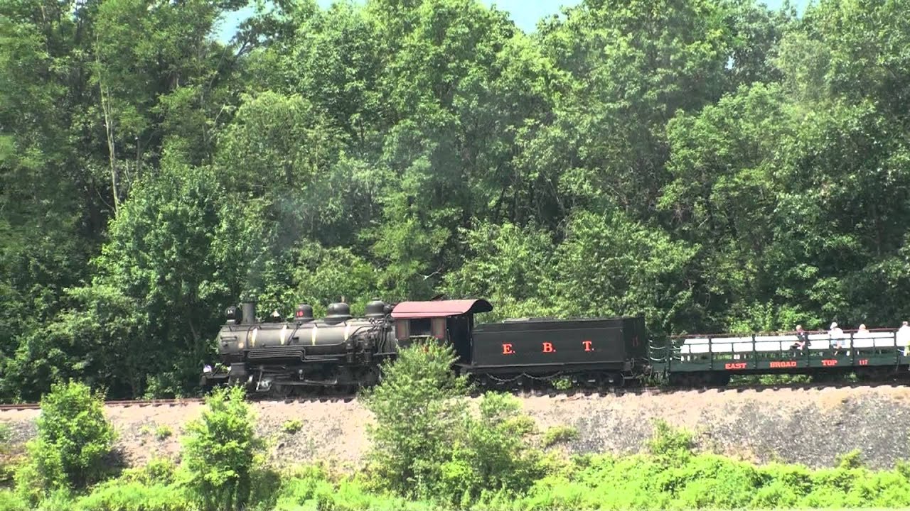 USA - East Broad Top 3 - No.15 on tourist train - 2010