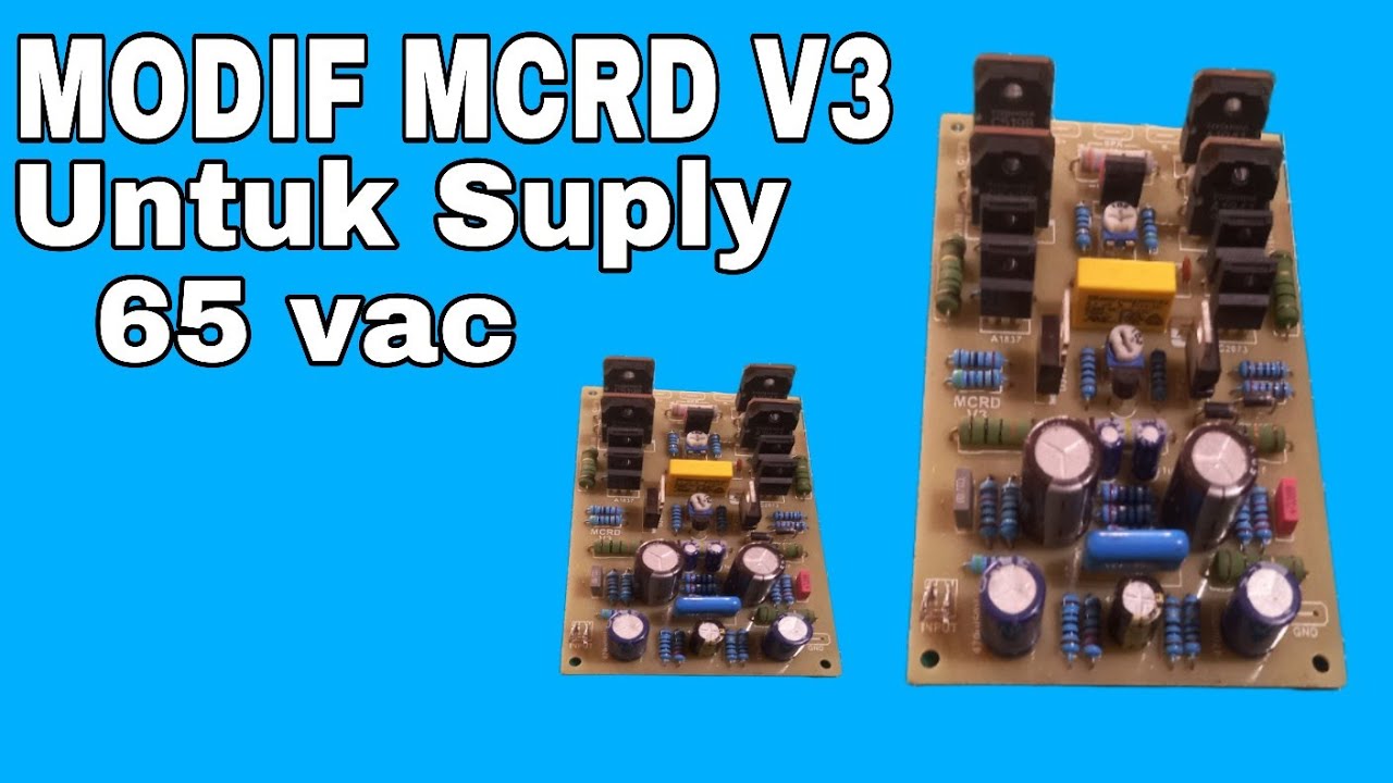 Modif mcrd v3 untuk suply 65 ct