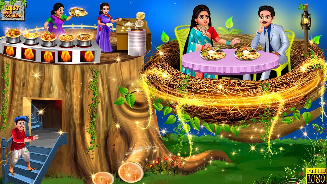 जादुई घोंसला ढाबा | Jadui Ghosla Dhaba | Hindi Kahani | Moral Stories | Bedtime Stories | Kahaniya