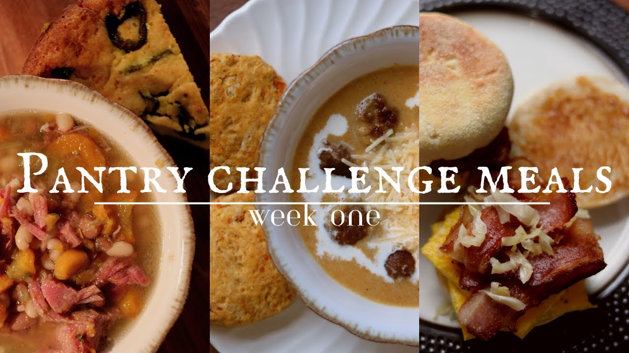 Еда из кладовой | Pantry Challenge, неделя 1 #threeriverschallenge