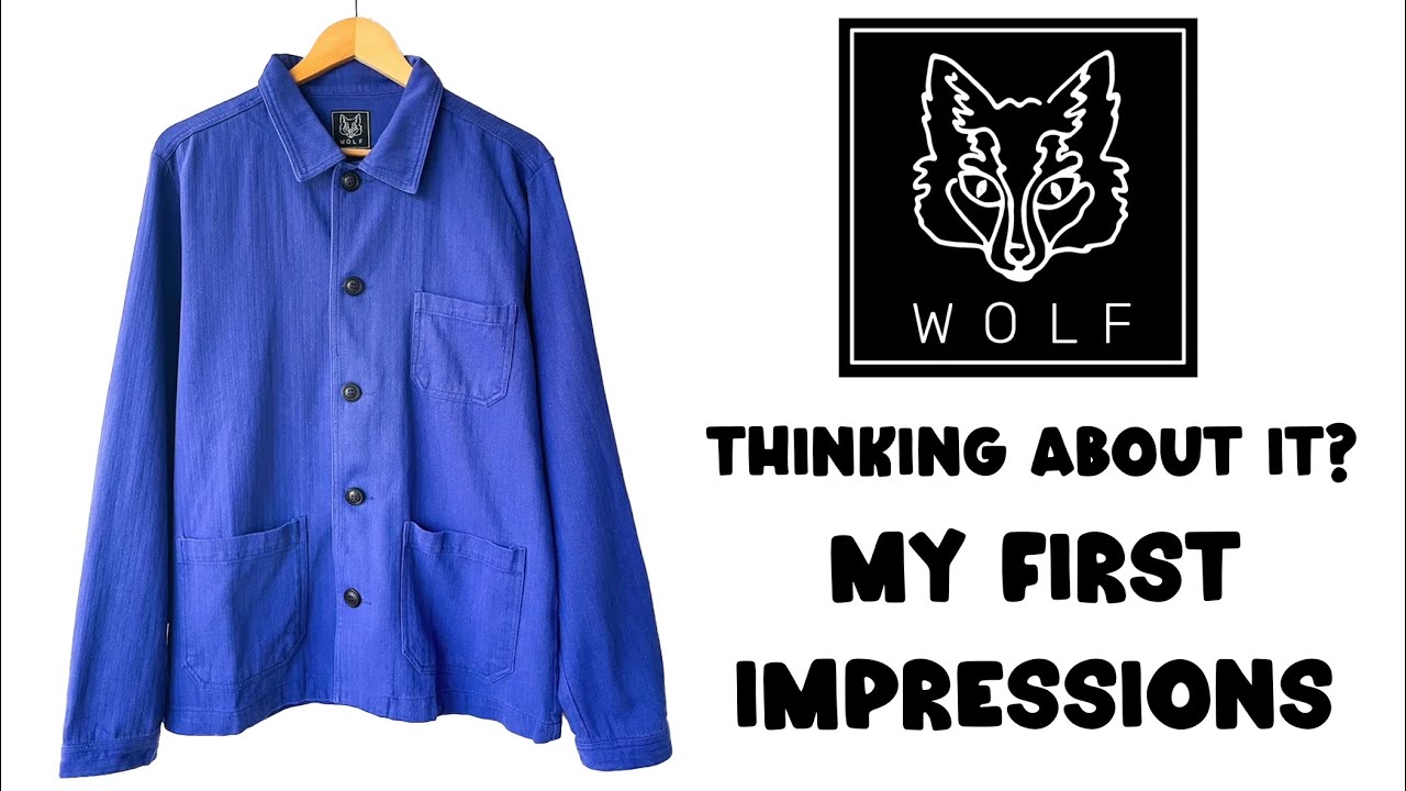 Wolf Clothing Collective - Bugatti Blue Herringbone Twill Chore Coat | First Impressions
