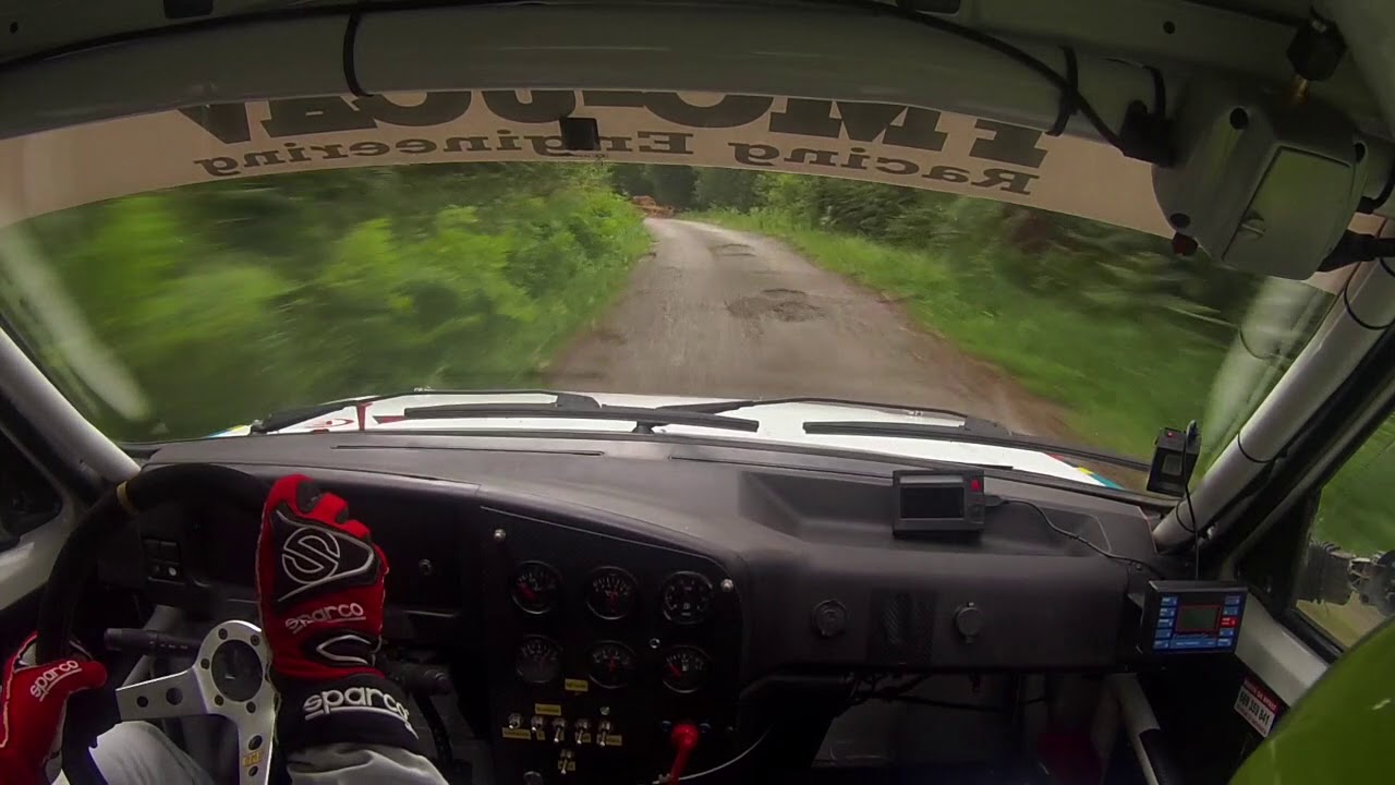 MANUEL MUNIENTE - MANUEL VICENTE Onboard Rallye de Avilés Histórico TC5 La Lloba (rotura motor)