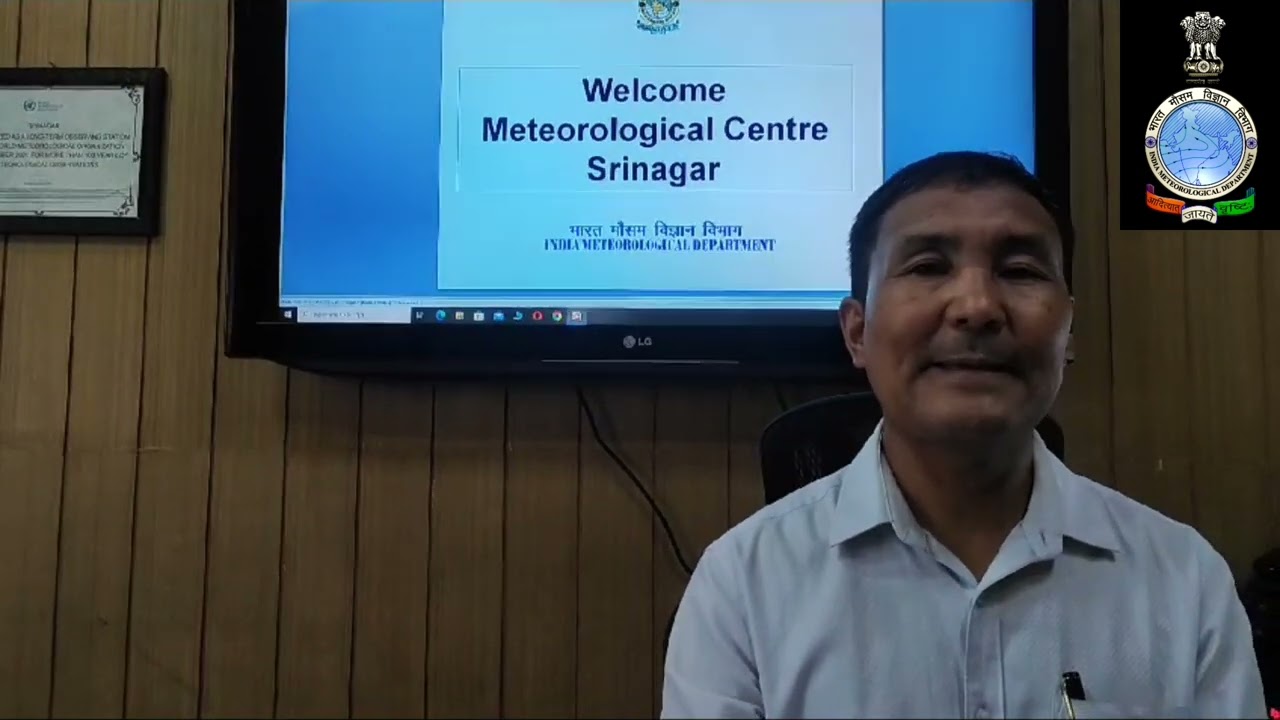 Weather briefing ☁️ 🌡️ By Sh. Sonam Lotus Head MC Srinagar/ Leh