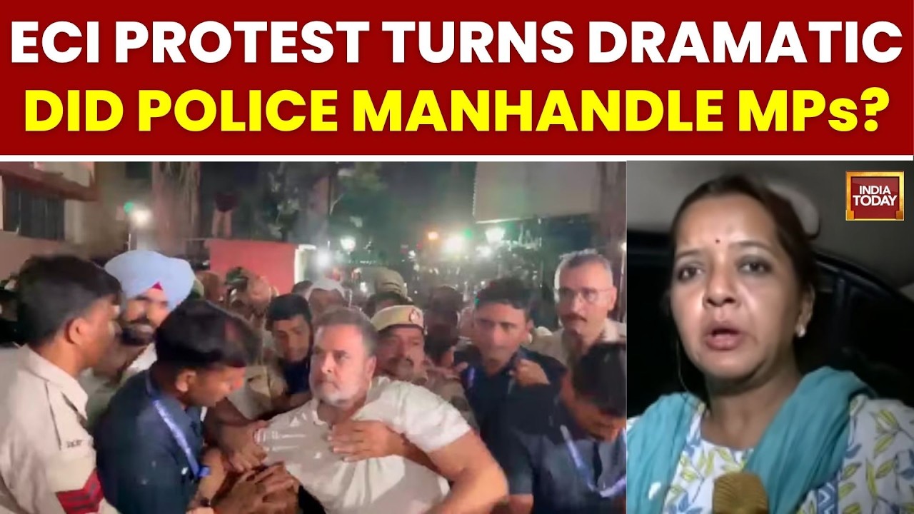 Delhi Protest: Rahul Gandhi, Priyanka Detained | ECI | Form 6 | CEC Gyanesh Kumar | Congress