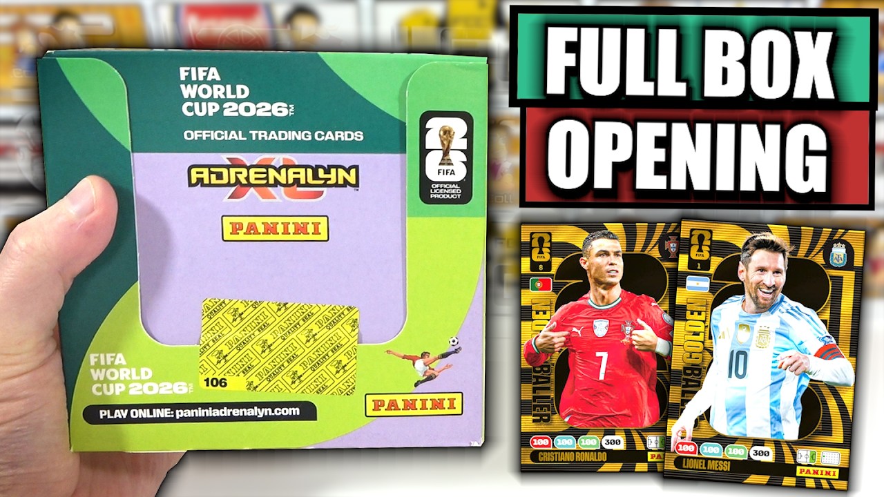 Opening A Full WORLD CUP 2026 Adrenalyn XL Booster Box | Another Rare Momentum Hit! £100 RONALDO 