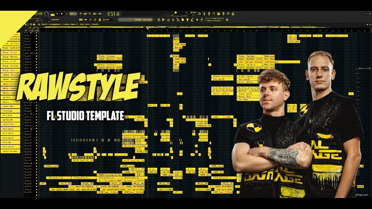 FL Studio Rawstyle Template #1 Like Dual Damage by JEEX *All Kicks Included*