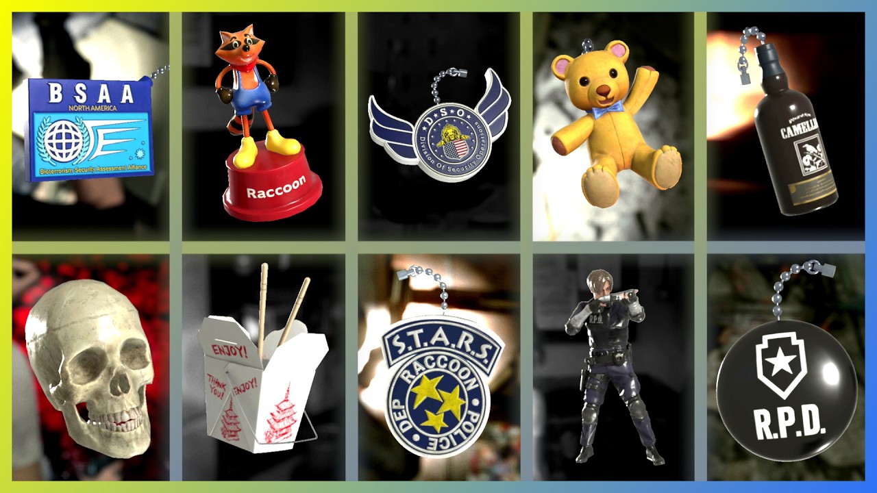 Resident Evil Requiem: All 12 Charms (Locations & Showcase)