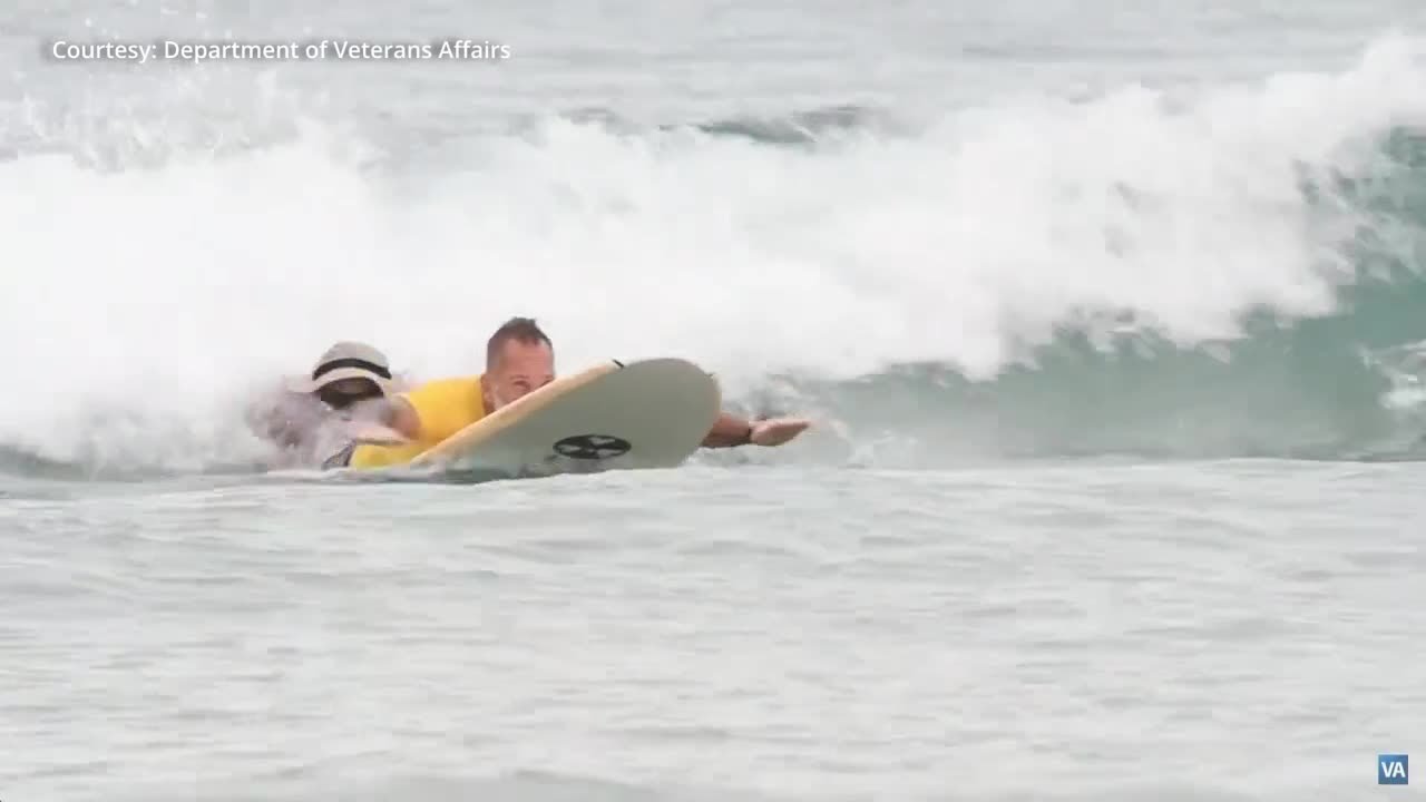 Montana Marine finds healing through surfing at National Veterans Summer Sports Clinic
