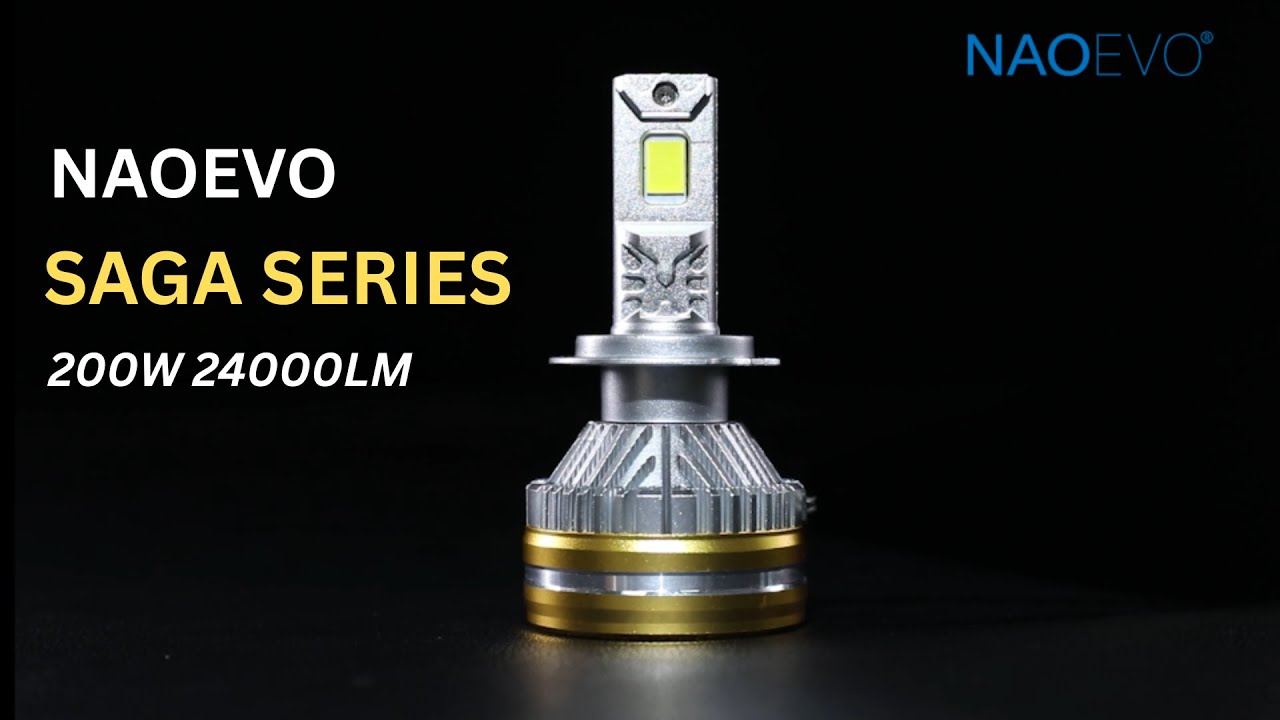 200W 24000LM SAGA LED Headlight Bulb | NAOEVO