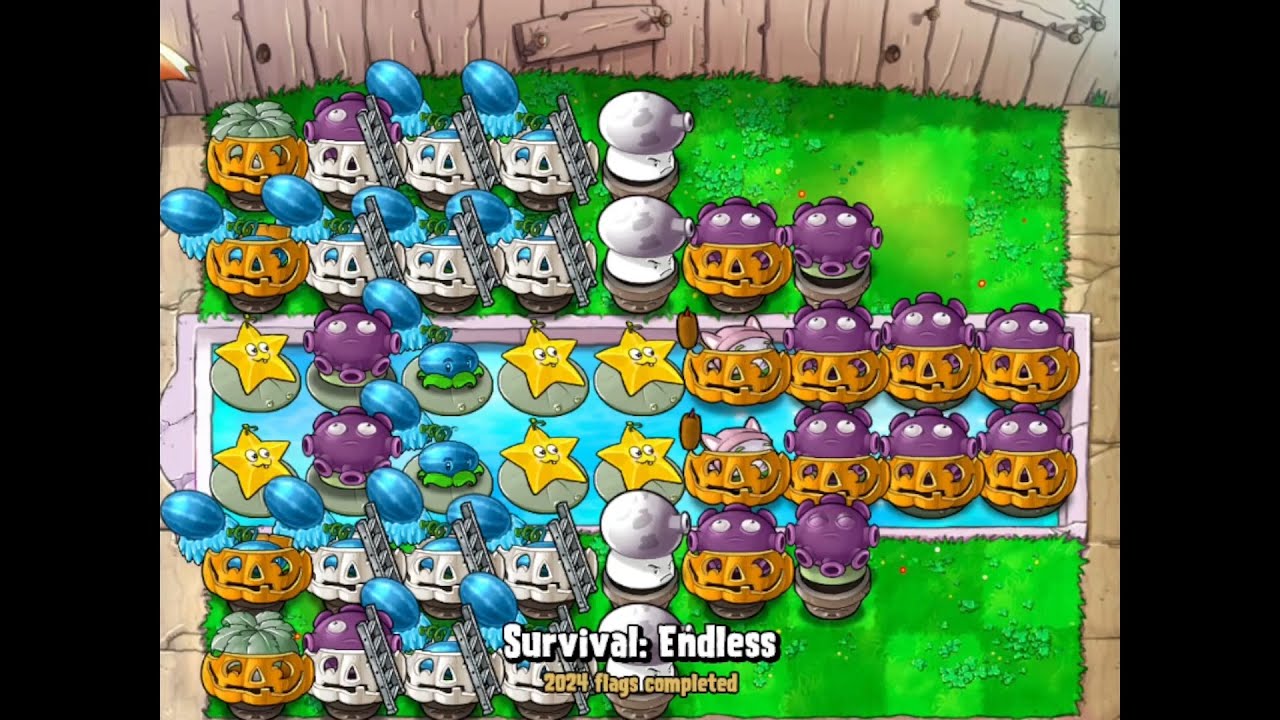 【PE】Sunflowerless Cobless | 10 Flag Survival Run