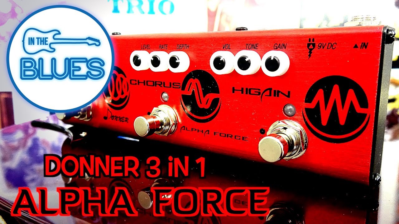 Педаль эффектов Donner Alpha Force 3 в 1