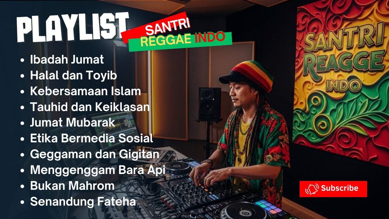 🎵 FULL ALBUM REGGAE ISLAMI TERBARU 2025 &ndash; Santri Reggae Indo | Irama Jumat & Kehidupan Islami