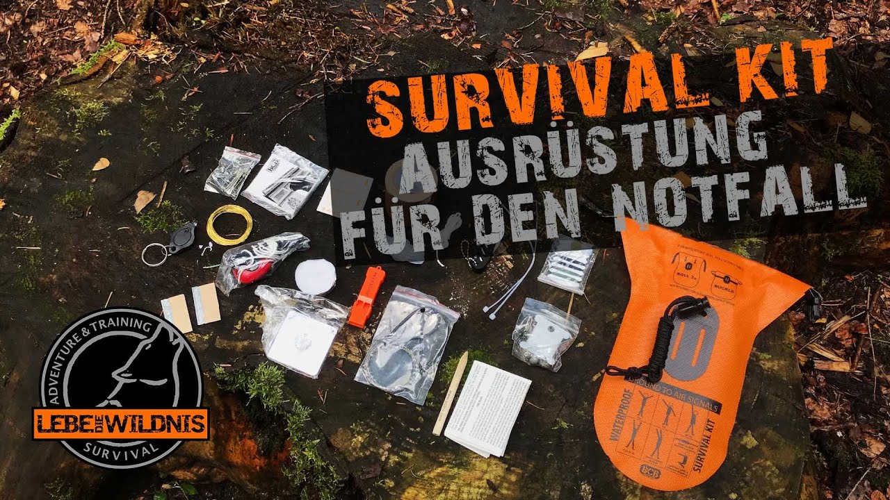 SURVIVAL KIT zusammenstellen, Waterproof Survival Kit BCB International, was muss ins Survival Kit