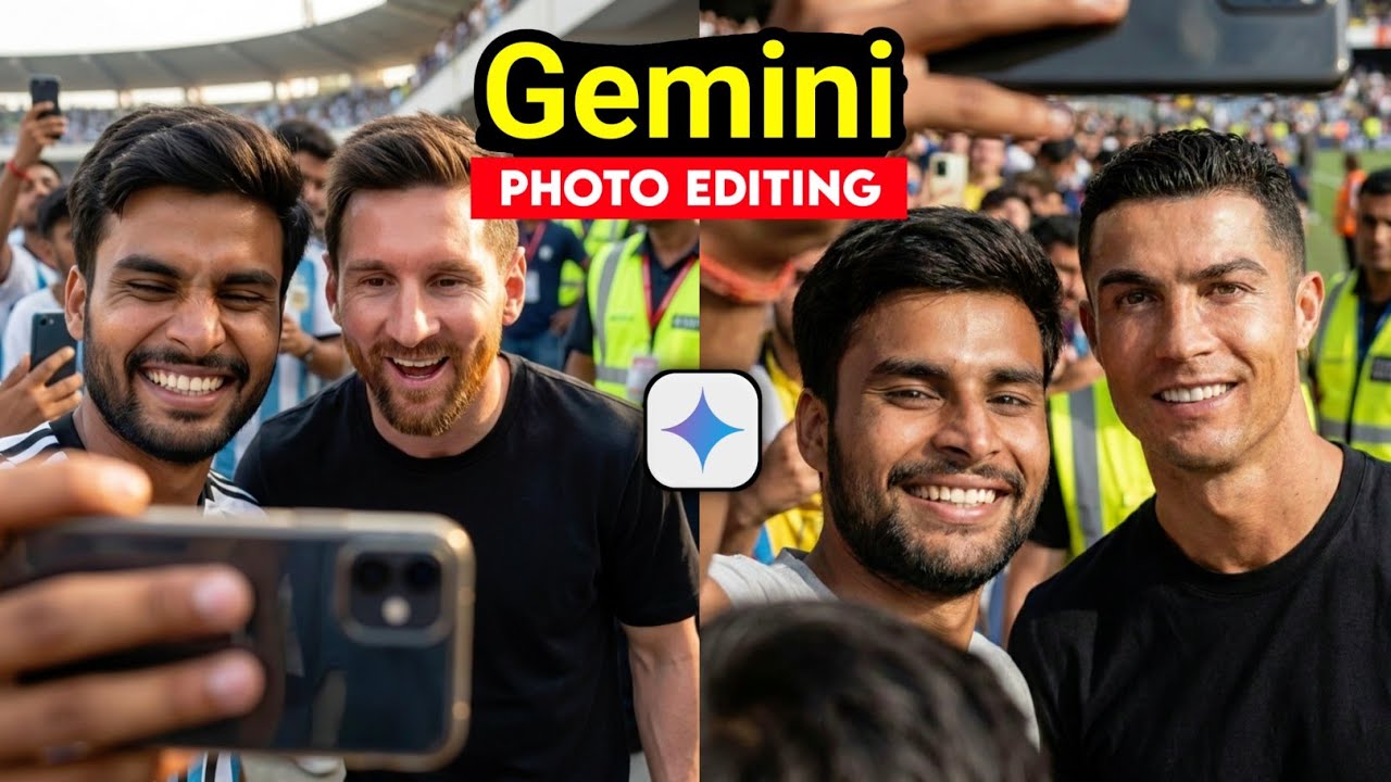 Ronaldo Messi AI Photo Editing | Trending Gemini Photo Edit